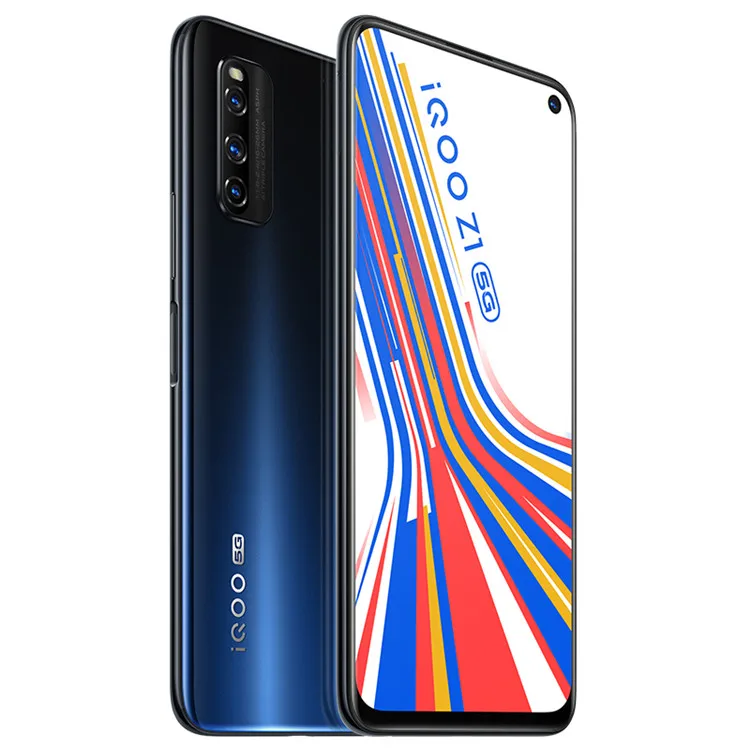 
 Оригинальный смартфон для Vivo iQOO Z1 144 Гц гоночный экран 44 Вт ультра быстрая вспышка зарядка двойной режим 5g мобильный телефон  