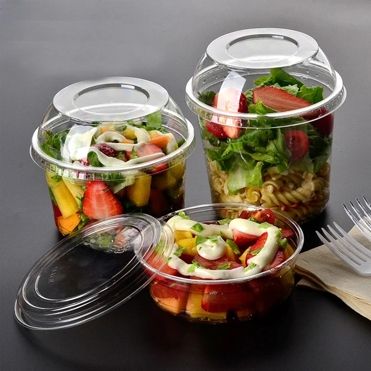 8oz/12oz/16oz/24oz/32oz deal up plastic deli soup cup food containers with lid