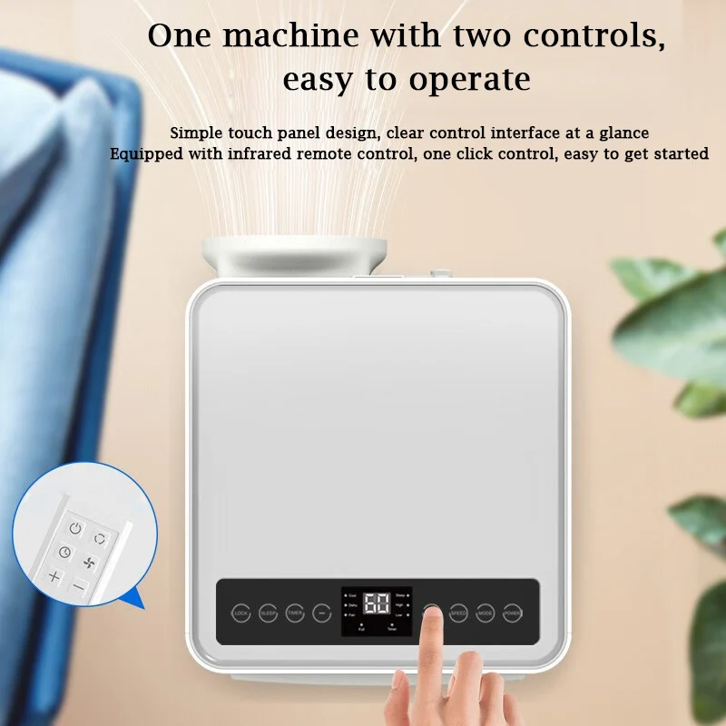 Mobile Dehumidifition Air Conditioner Integrated Unit 1.5P Household Water Free Installation Convenient Vertical Air Conditioner