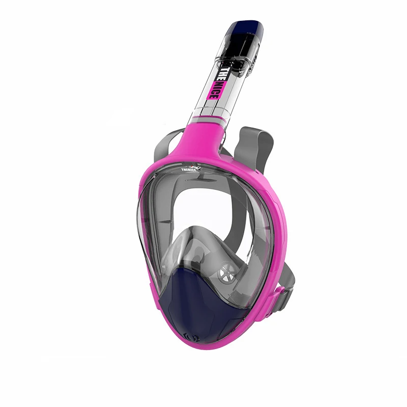 Full Face Scuba Snorkeling Mask Adults Kids Anti-fog with Camera Mount Underwater Diving Mask Swimming Anti Fog Snorkel   Mask