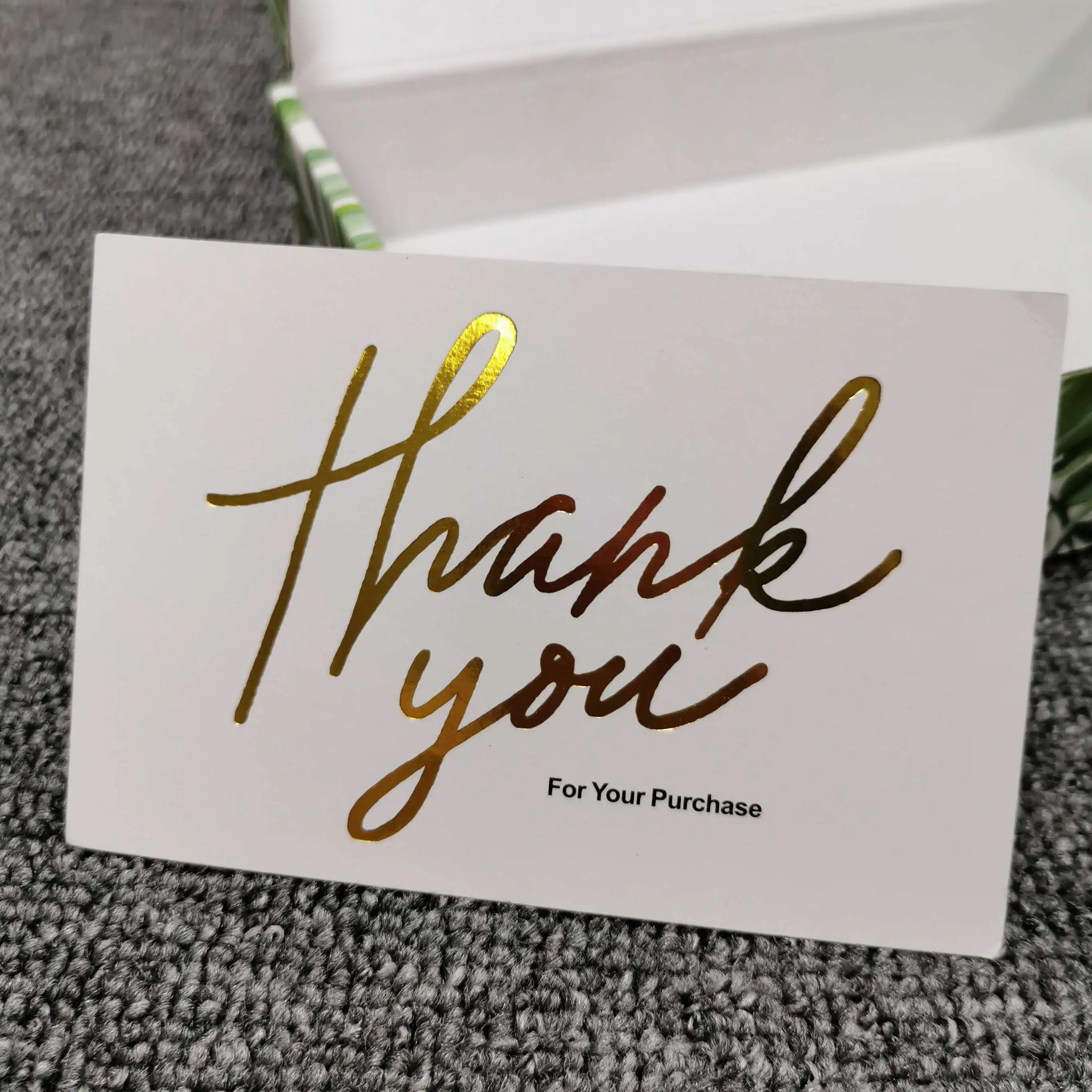 
OEM Customized wholesale Factory Direct Personalised Thank you Wedding Card to Customer or guest or friend 
