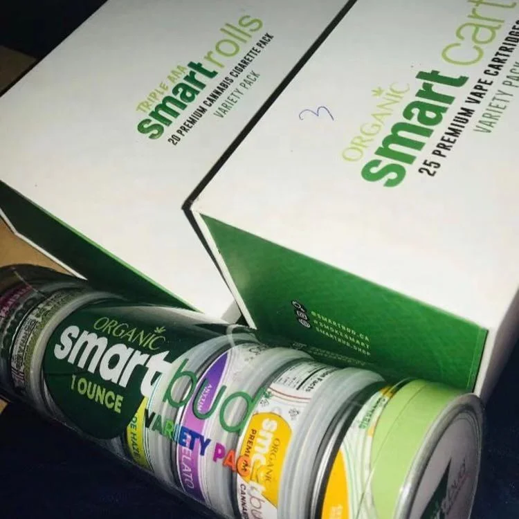 
Best Seller Metal Tin Cans with Smart Bud Can label Stickers and Clear Pipe Tubes 