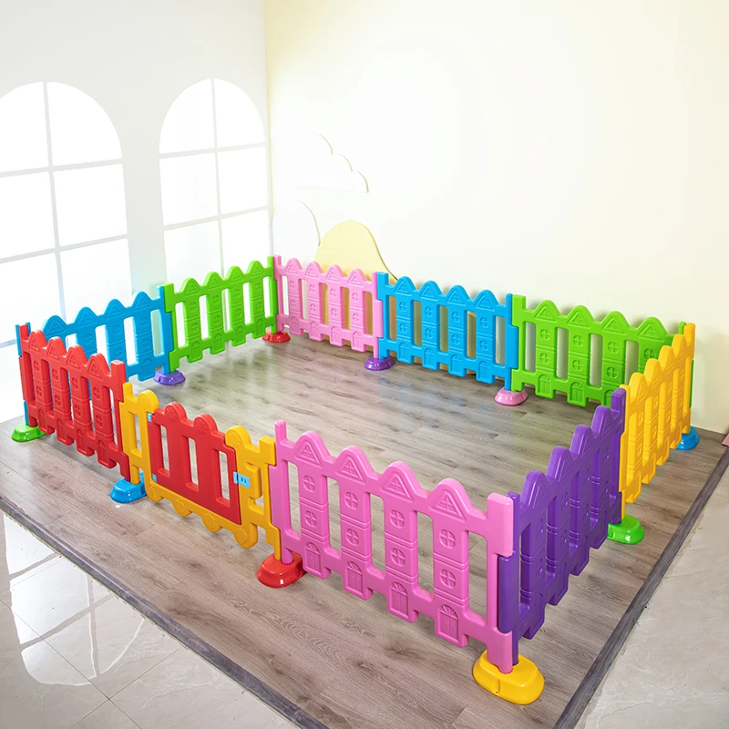
Colorful Kindergarten Plastic Fence Playpen For Children Baby 