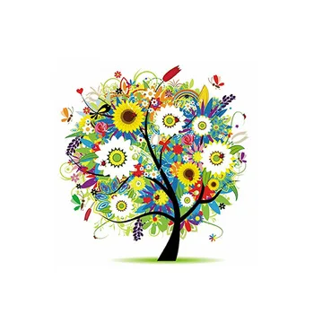 
DIY Four Season Tree Diamond Painting Rhinestones Embroidery Paintings Arts Cross Stitch Kit For Home Decoration 