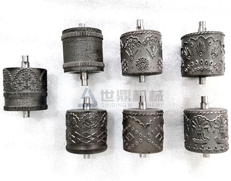 Customized patterns ultrasonic sewing machine embossing roller mold