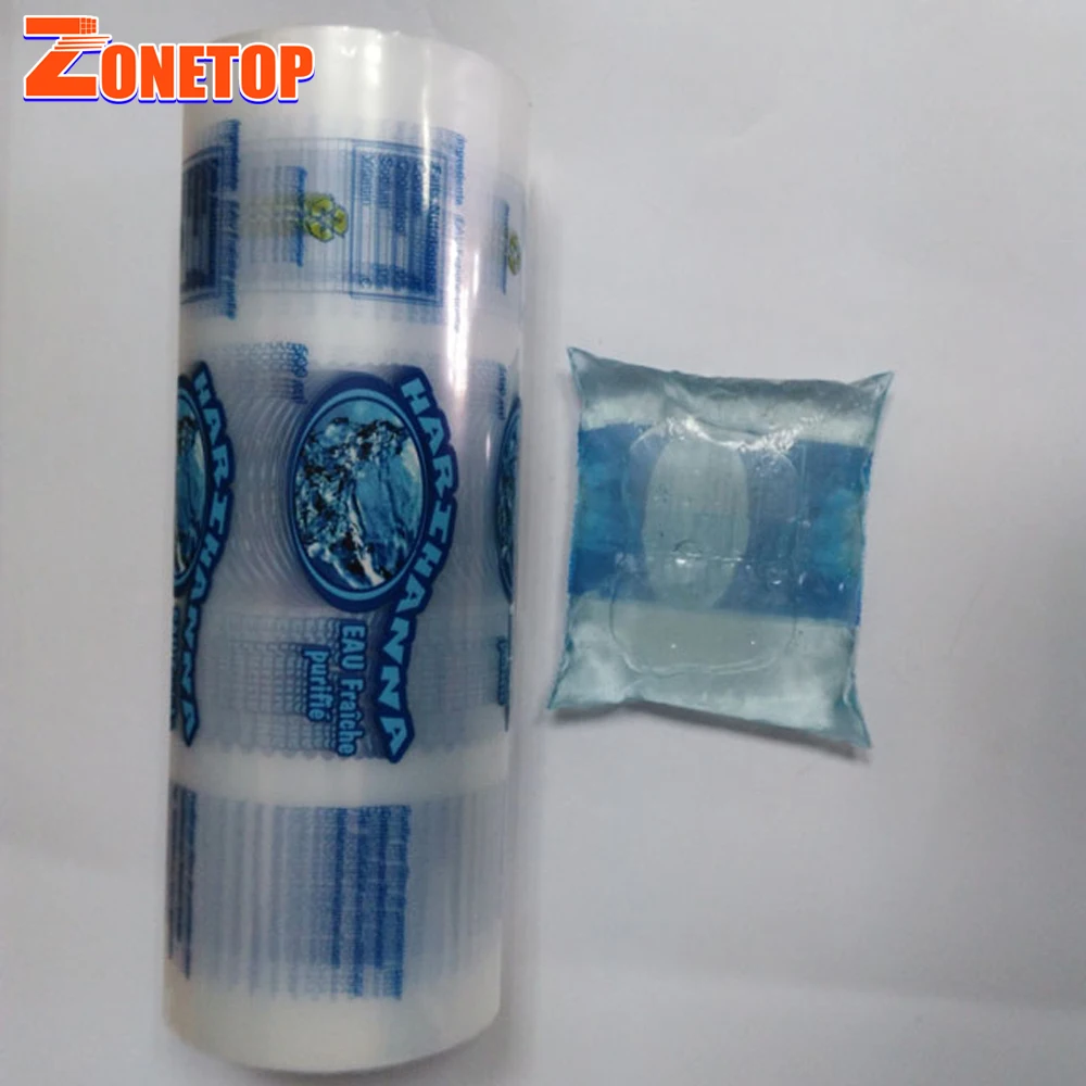 Automatic Sachet Water Machine Used 250ml 500 ml Laminating PE Plastic Sachet Pouch Bag for Water
