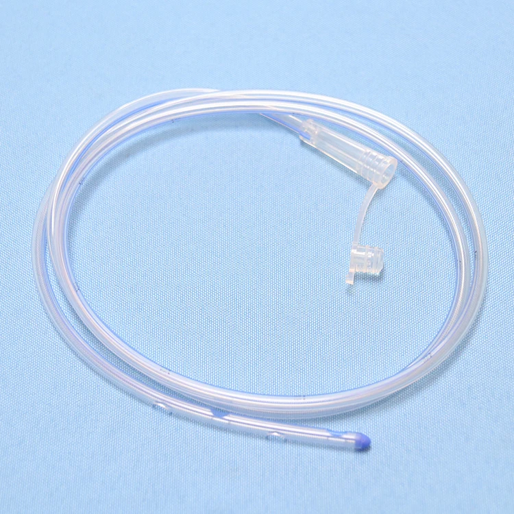 Disposable Silicone Nasogastric Feeding Tube / Silicone Ryles Stomach Tube With X-ray Line 120CM