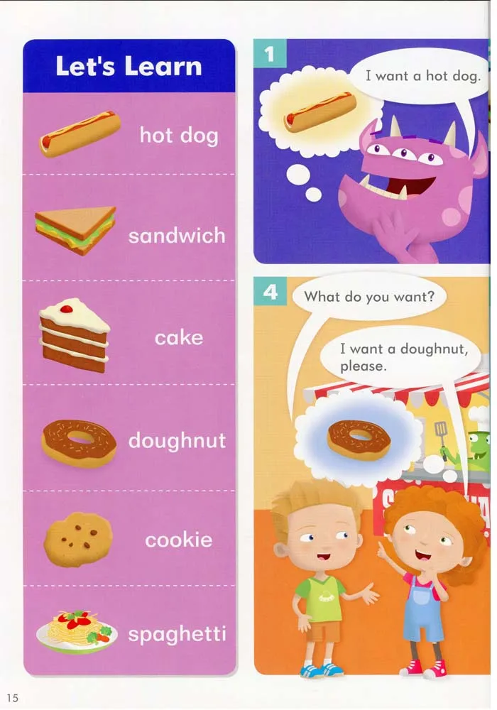 Super me English student book with the game for learning english with fun