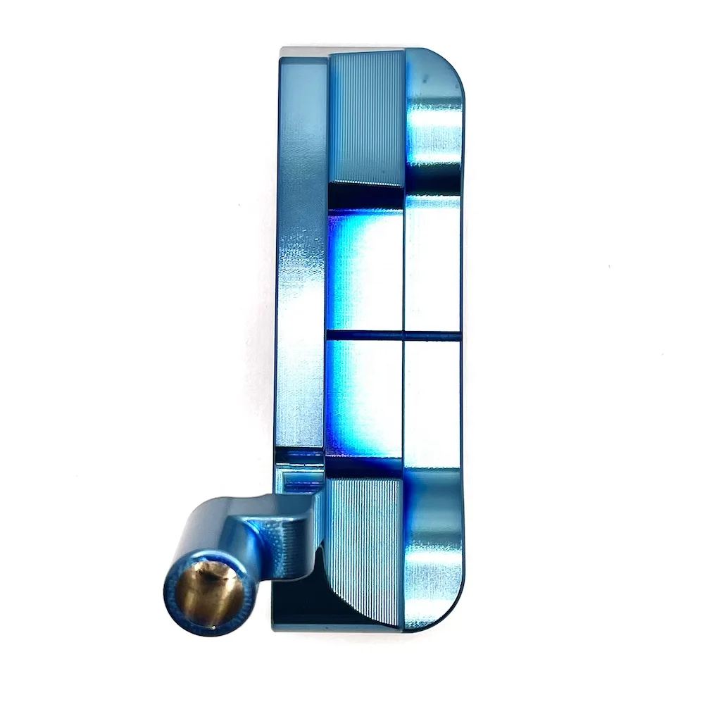 Popular USA Japan Corea Manufacturer factory customize logo cnc milled face Stainless Steel forged blue golf putter head set