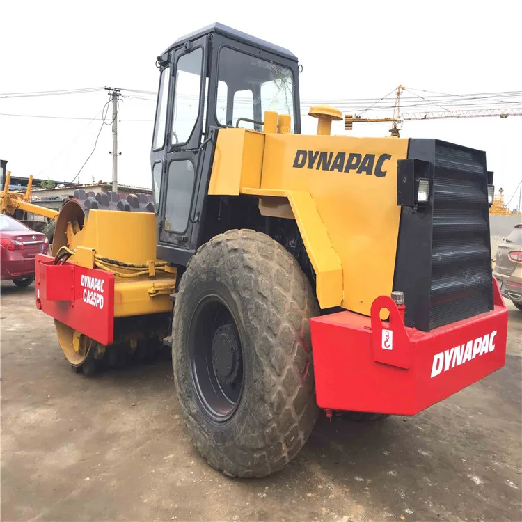 Отличный Подержанный дорожный каток CA25PD Dynapac легкий и забавный CA25 CA30PD CA301 CA251