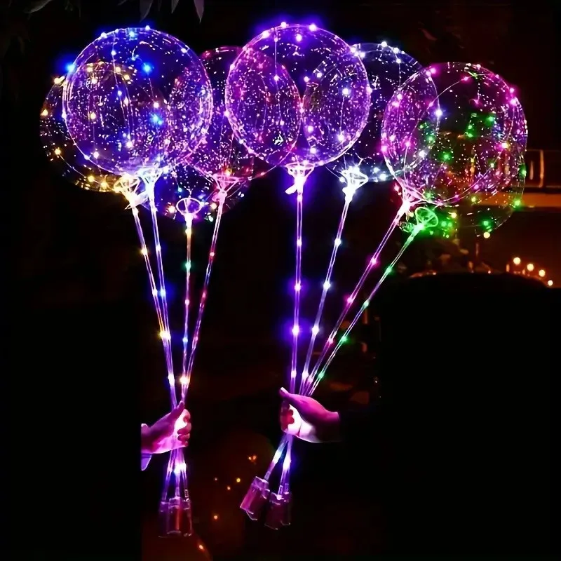 Jane Love Bobo Ballon 18/20/24/32 Inches Light Led Balloon For Party Decoration And Gift Balloons With Led Lights