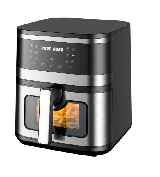 Large Capacity 7 Liter Stainless Steel Air Fryer New Household Smart Multi-Functional Electric Digital Deep Fryer