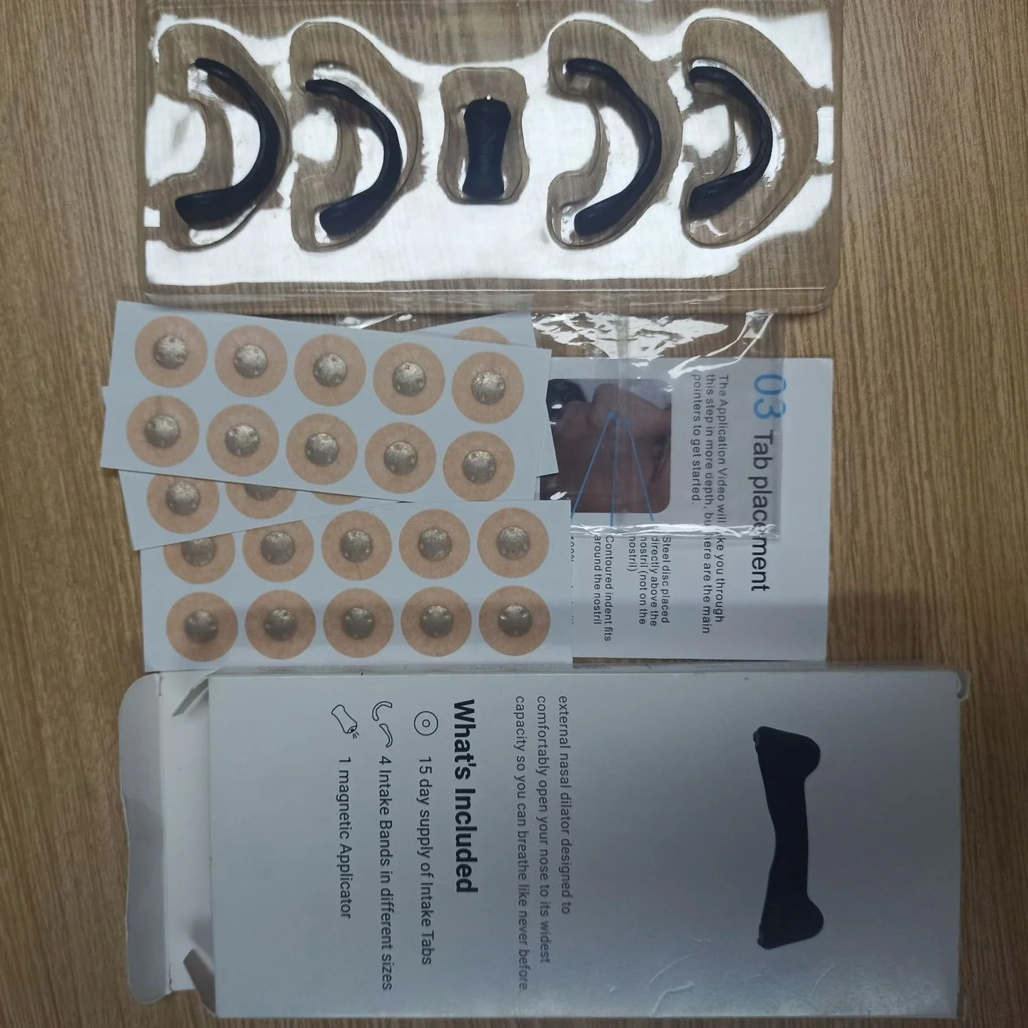 Starter Kit Nasal breathing dilators Magnetic Nasal Strips Increase Air Intake Improve Sleep Quality Reduce Snoring