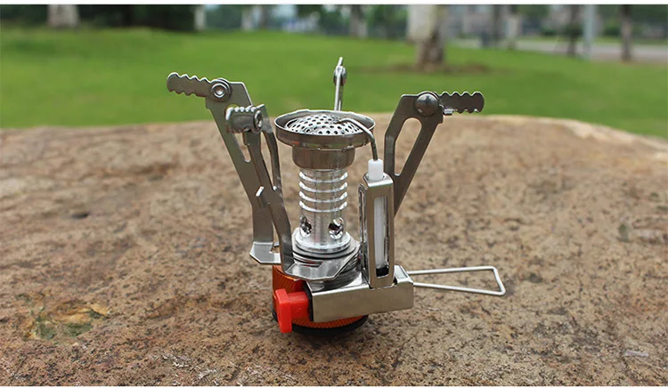 Automatic Foldable Outdoor Cookware Ultralight Mini Camping Aluminum Stove for Camping Hiking