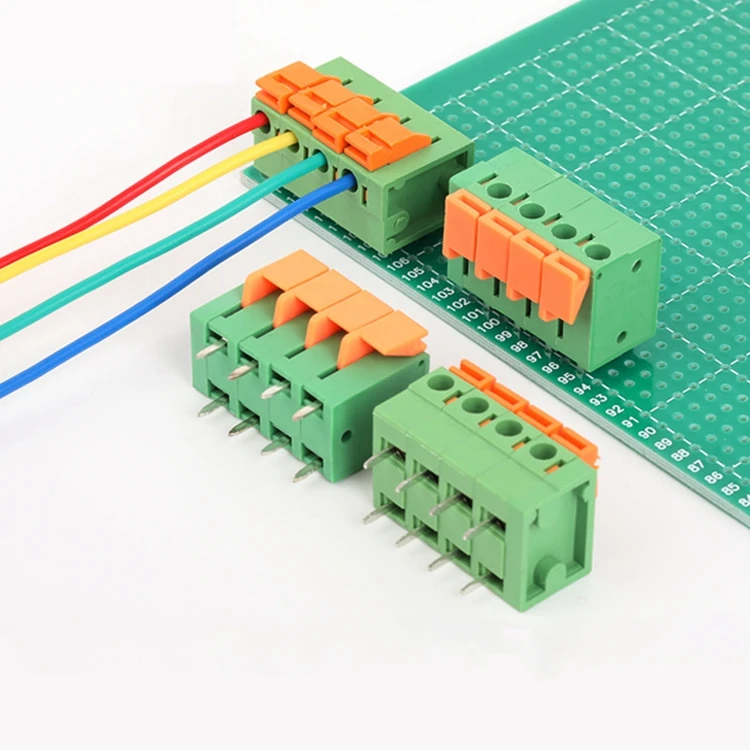 Сменный dinkle 142R 142 В 5,0 мм 5,08 мм Шаг сращивания вставной Тип печатной платы бесвинтовой клеммный блок соединитель