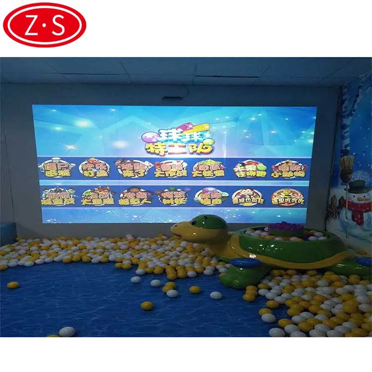 
Interactive wall projection ball throwing smash games interactive ball pool projection games 