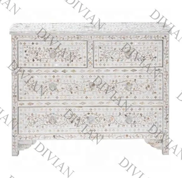 Home Chest Of Drawers Living Room Bone Inlay Furniture Best Quality Living Room Cabinet Wholesale Customized Chest For Home Deco