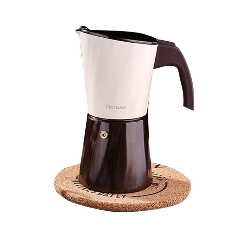 LUCKY FEEL Modern Design Italy Style 300ML 6 Cups Hot Sale Aluminum Coffee Pot