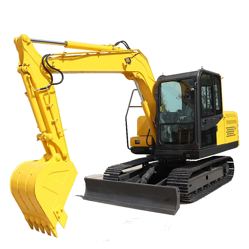 High Quality New Excavator 8 Ton Medium Earth-moving Machinery Original  Crawler Excavator for sale