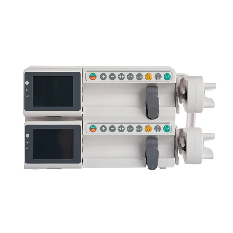 Hospiwell Hospital Medical Equipment Single/double Channel Electric Portable ICU Syringe Pump