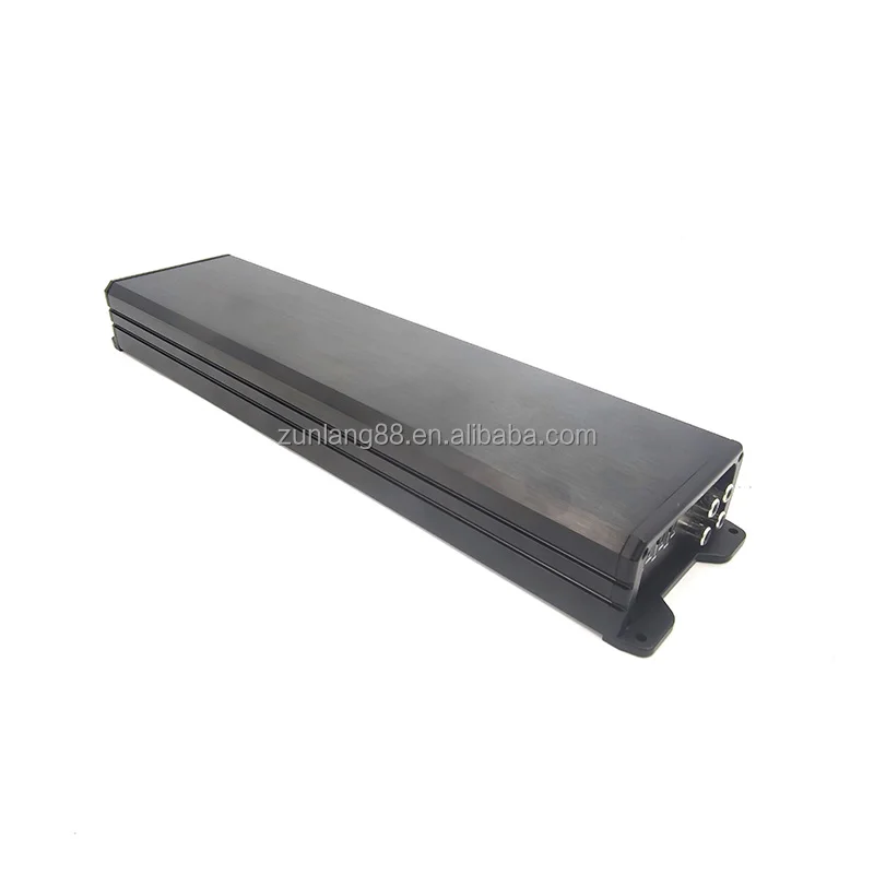 OEM Factory Monoblock Car Subwoofer Speaker Amplifier 1500W RMS Class D Korean Sound Mono Amplifier made of Aluminium
