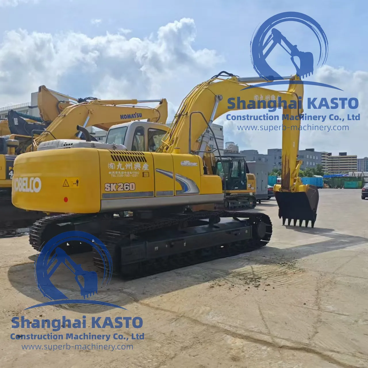 Durable machine for long time Kobelco SK260-8 at factory price /used excavator Kobelco SK220 SK230 SK260 SK350 SK450 excavators
