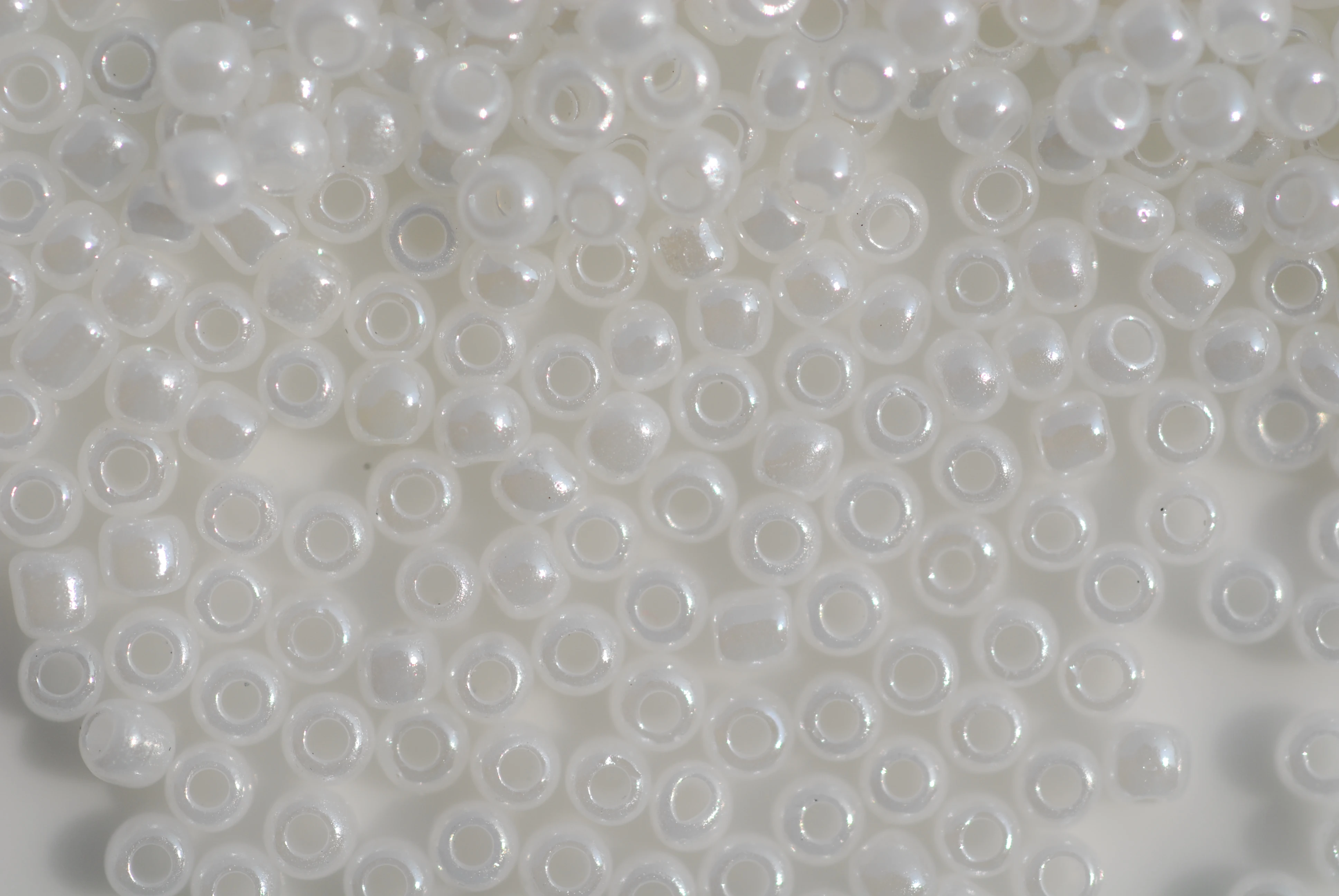 High Quality Fashion JS Glass Seed Beads - 1# Transparent Drop Beads For Garment & Jewelry