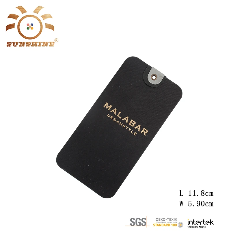 Factory Direct Supply Good Price Laminating Label Tags Garment Hangtag clothing taggs labels custom clothing labels