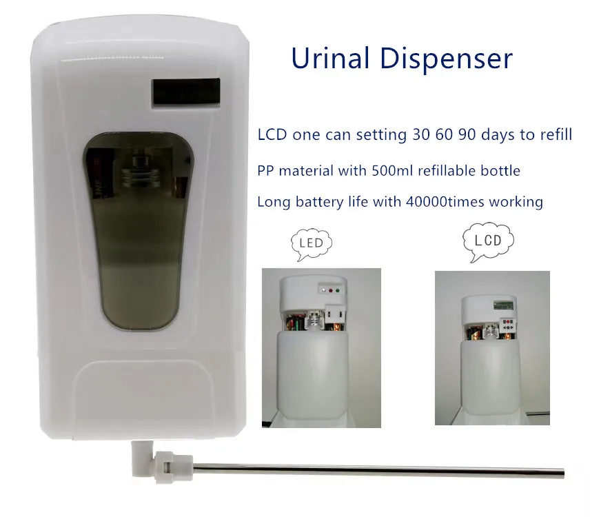 Drip Restroom Urinal And Toilet Gravity Sanitizer Dispenser