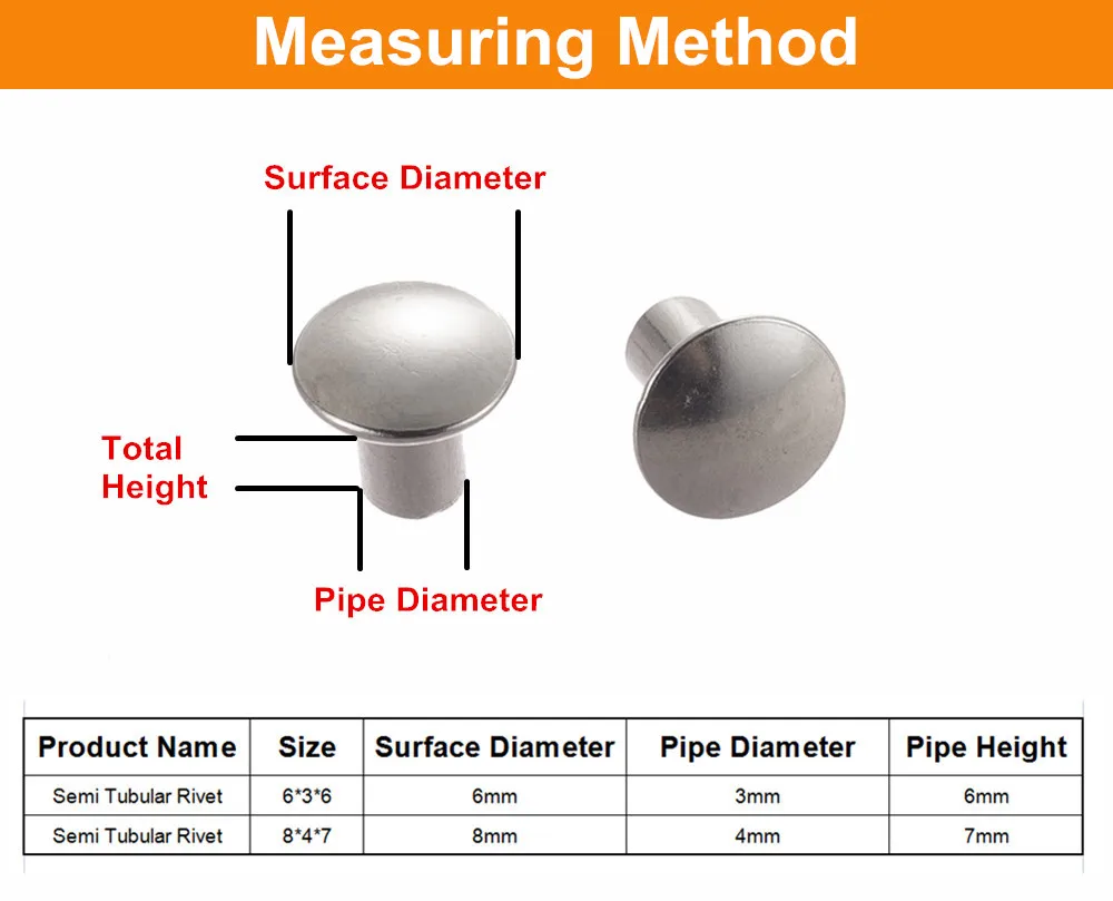 ST rivet measuring method