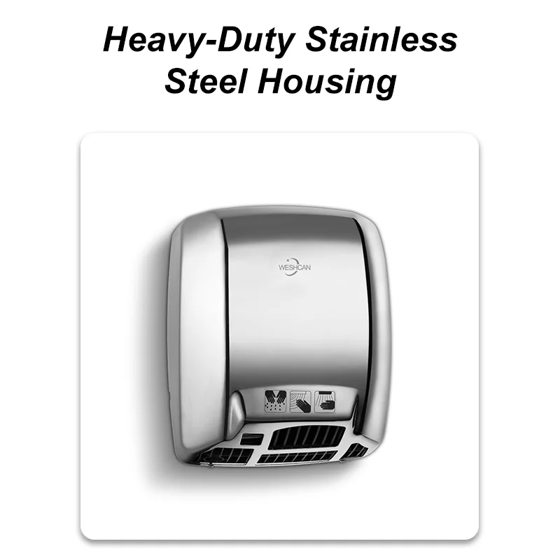 WESHCAN HSK-GSQ-S60 hand dryer sensor hand dryer with sterilizer brushless motor for hand dryer