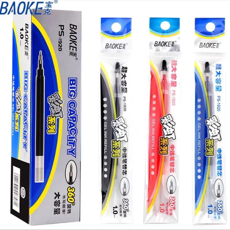 Customized best-selling neutral pen replacement core with 1.0mm large capacity for smooth writing