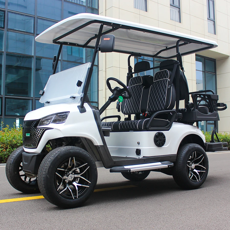 Hot Sale Chinese 4 Person 72v Lifted Off Road Custom Buggy Club Electric Golf Cart With Lithium Battery