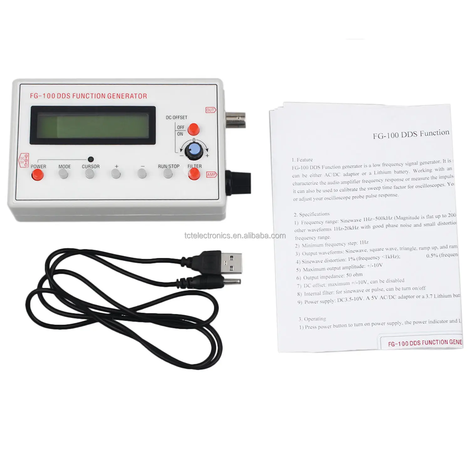 DDS Signal Generator FG-100 DDS Function Generator Function Signal Generator