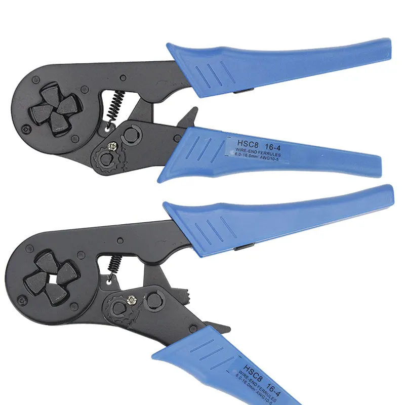 HSC8 16-4  4-16mm2 11-5AWG Cable Clamp Tools Cord End Sleeve Crimper and Mini Type Self Adjustable Crimping Plier