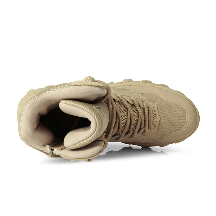 Sturdyarmor ODM Chile Commando Army Side Zipper wear resistant  lightweight Special Forces Military Sand Tactical Boots