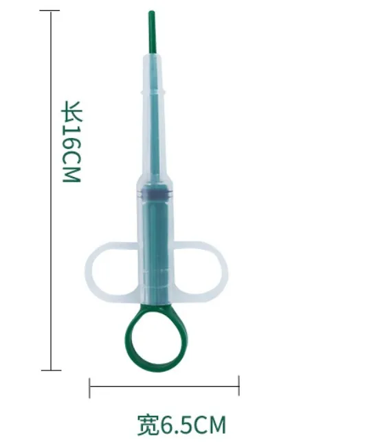 plastic pet dog cat feeding kit for needle tube type medicine feeder