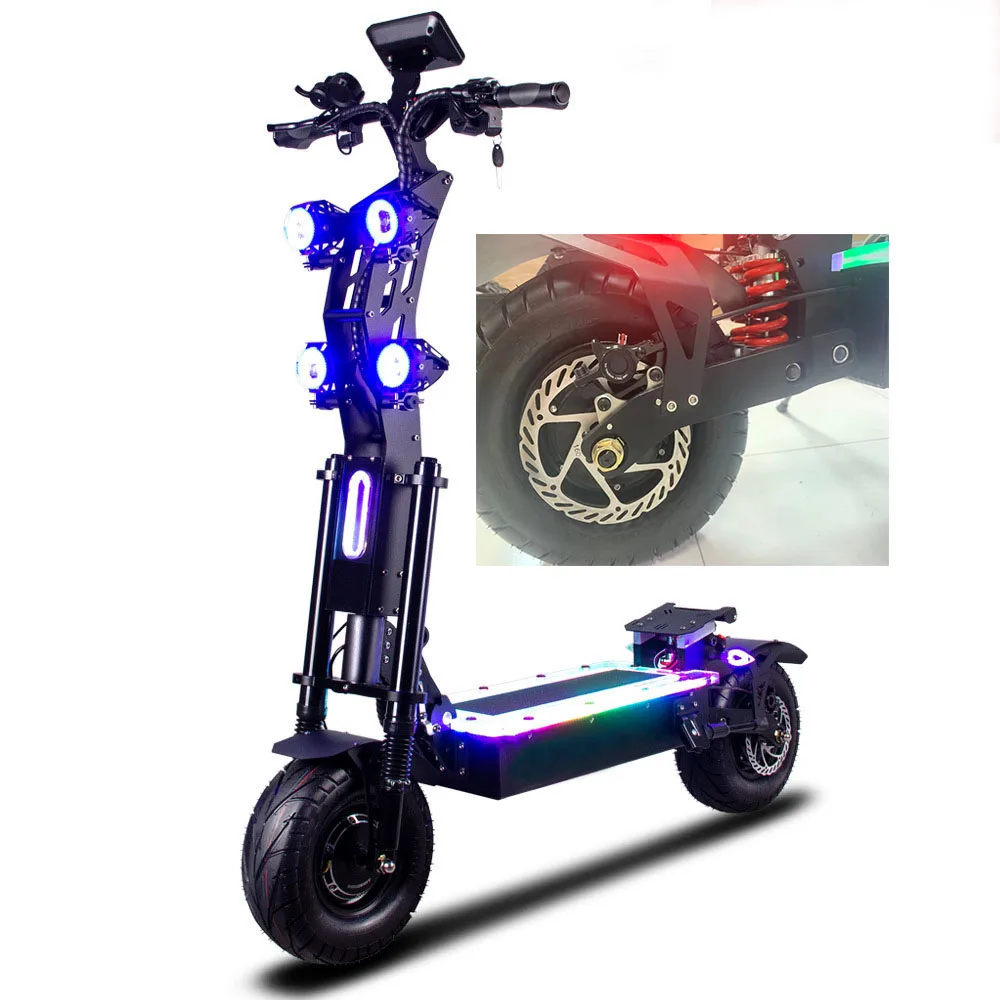 Электроскутер dualtron 13 дюймов 72 в 8000