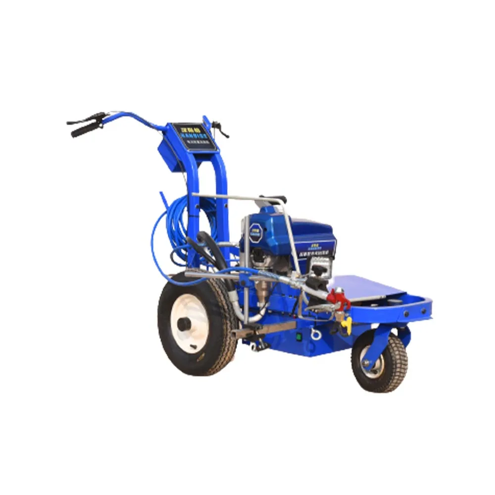 Plastic Runway Lineation Equipment Cold Spray Road Marking Machine Hand Push Spray Line Machinery