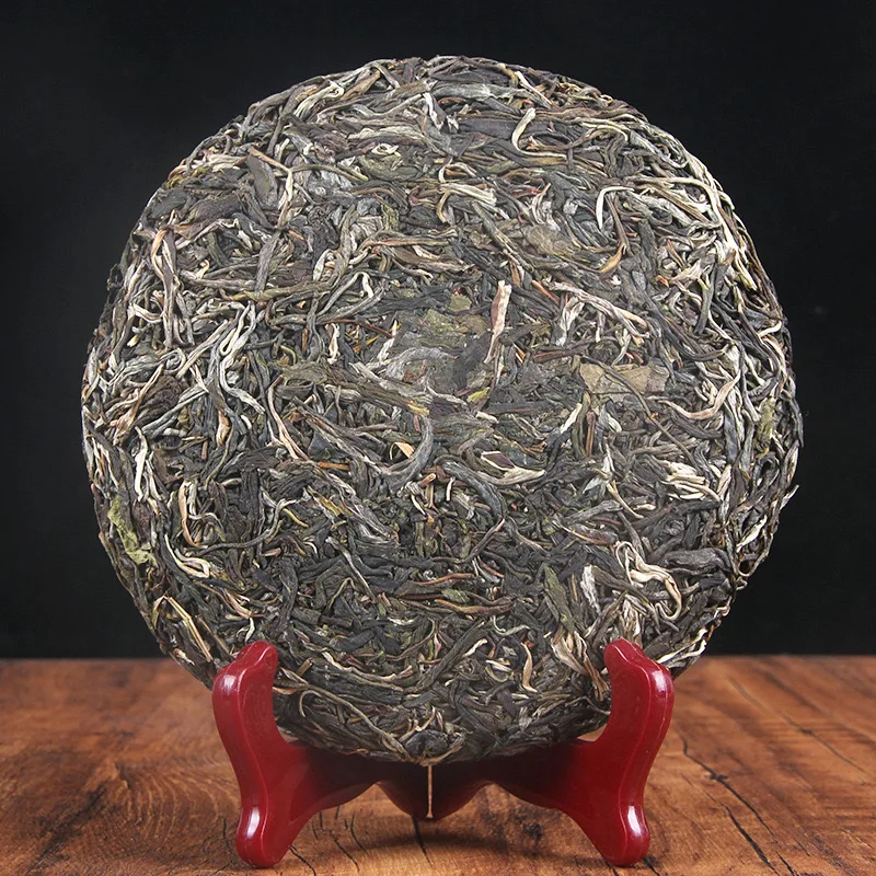 Известный китайский чайный торт Shen puerh Bada arbor 2022 неферментированный Pu Er Qi Zi Bing cha 357 грамм