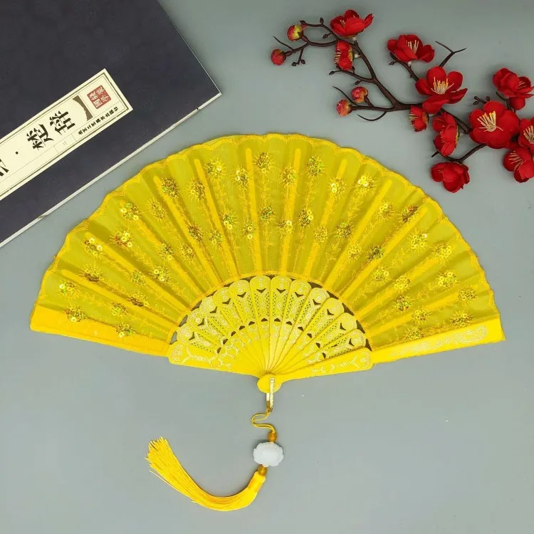 Promotional Folding High Quality Personalized Plastic Hand Held Fan Printed Fans