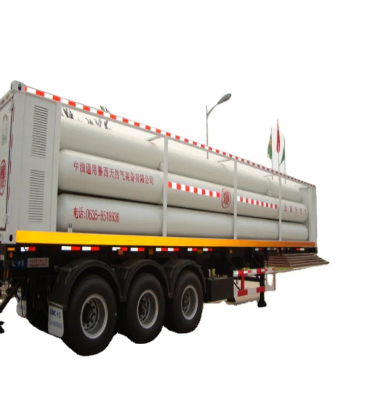 10 bundle tube skid container He tube tank trailer