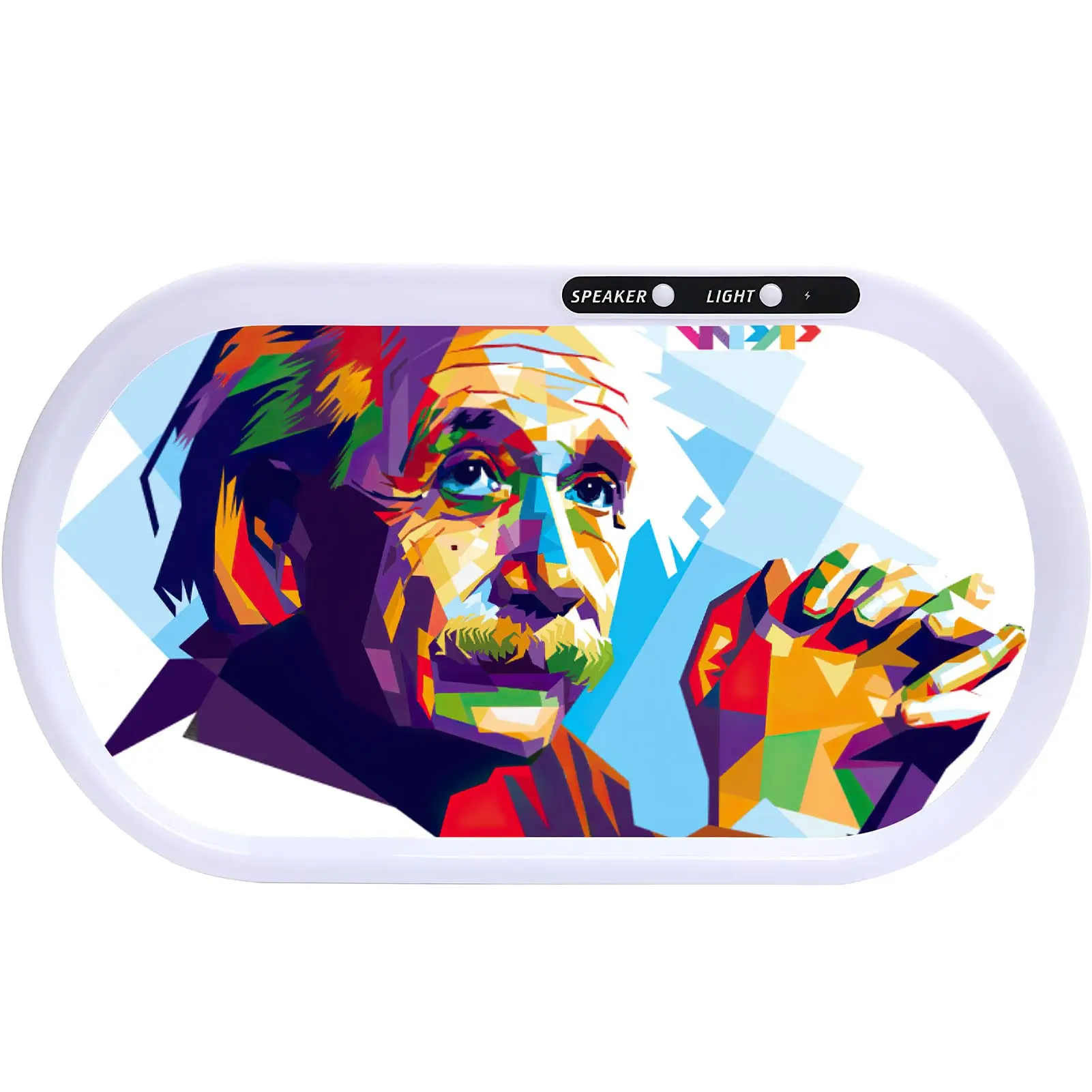 cute light up glow led rolling trays with speaker