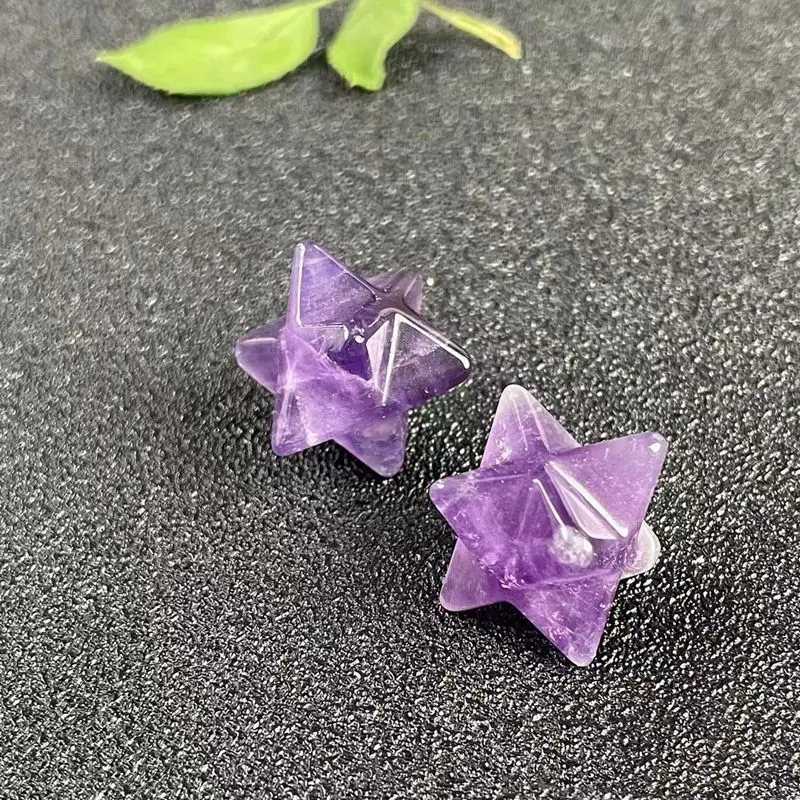 Wholesale Small New Quartz Jewelry Accessories Natural Crystal Healing Stone Star Decoration Craft Set