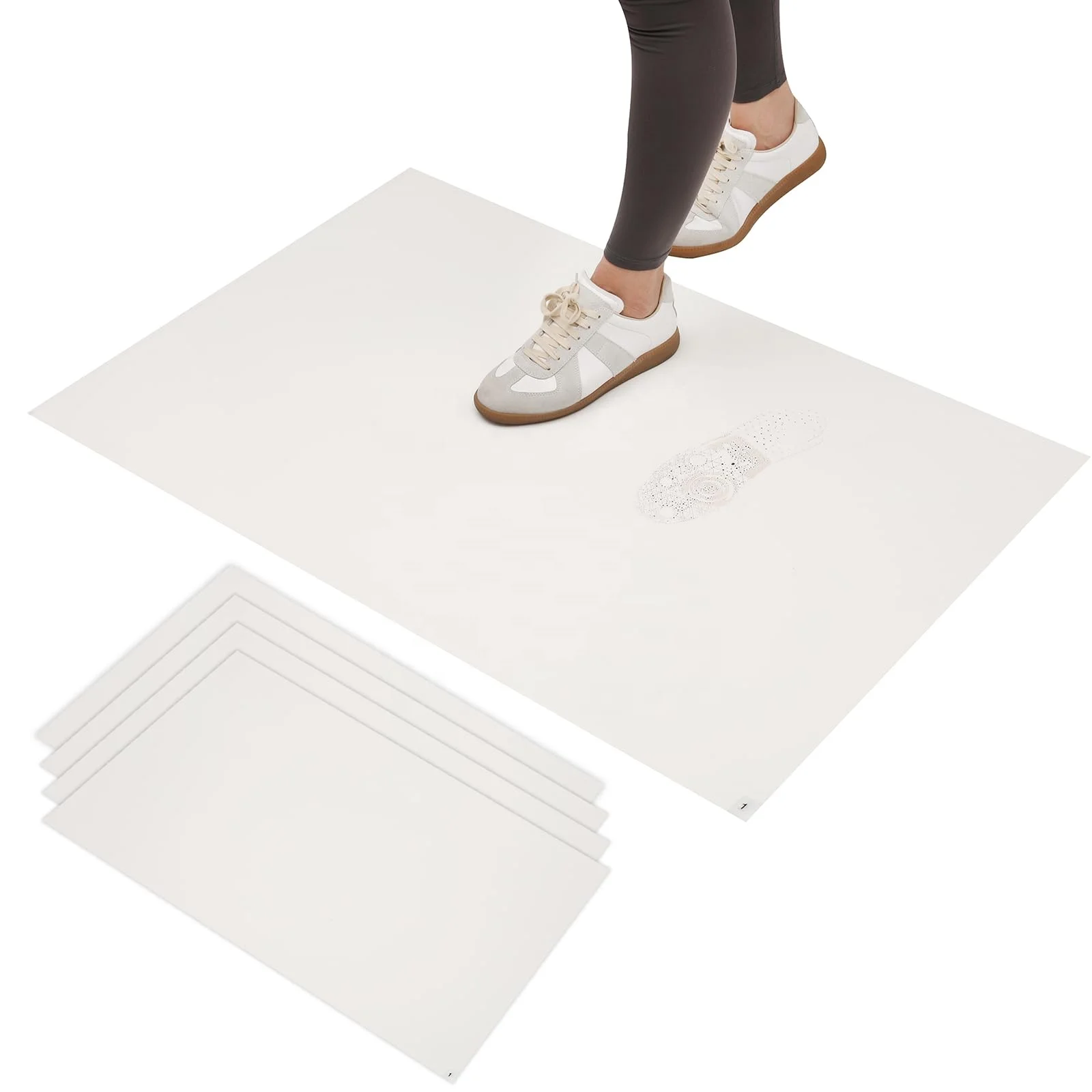 Dust Remove High Viscosity Hair Peelable cleanroom ESD sticky mats For Industrial Entry Lab Shoes Cleaning