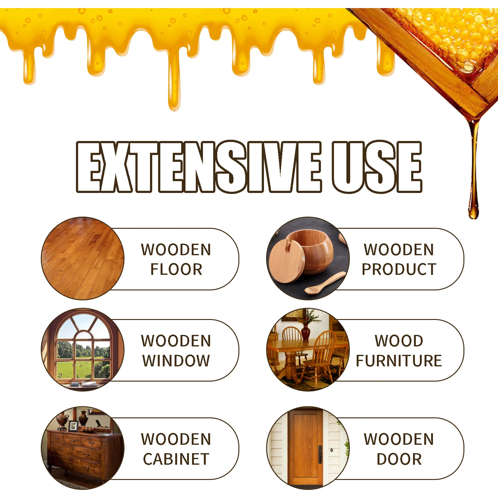 Furniture Floor Care Waterproof Anti-Dry Crack Scratch Renovation Wax Fresh Shines Protects Cleaner Beeswax Wood Polish Spray