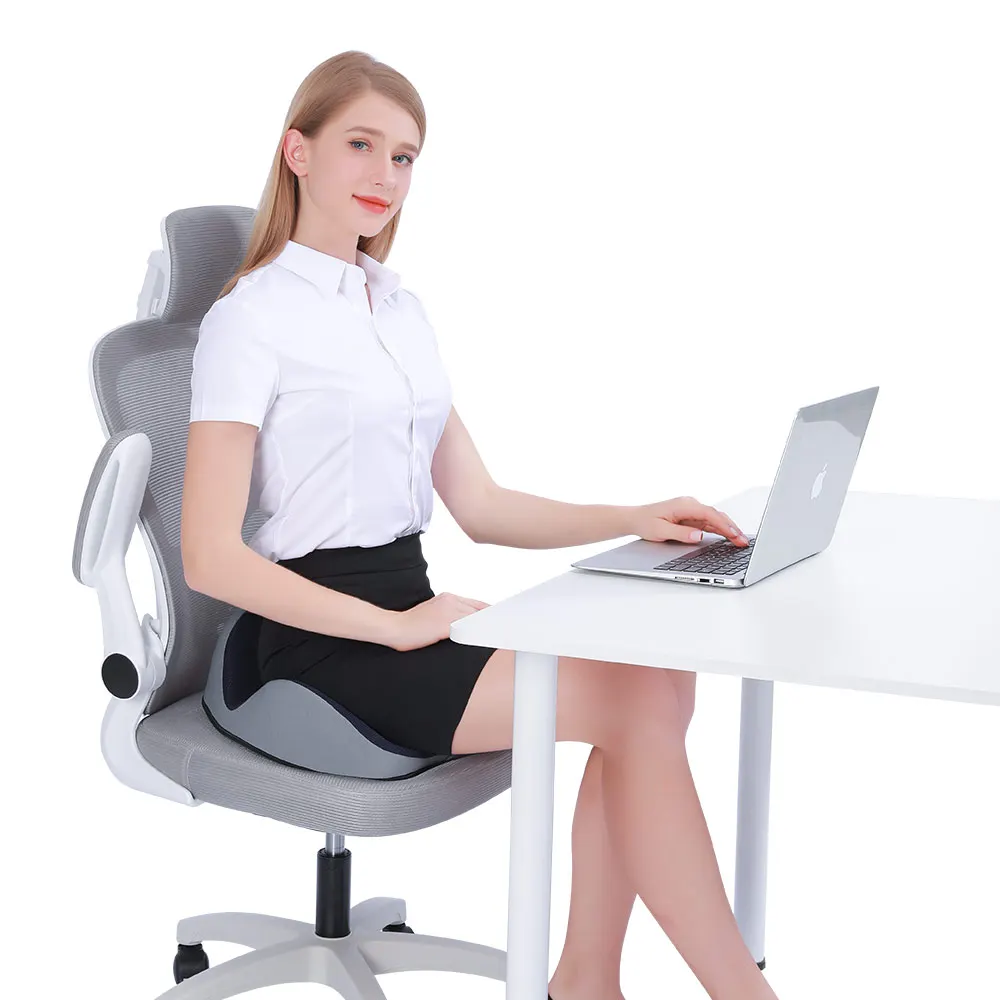 Bewalker Hot ergonomic orthopedic pain relief comfortable and breathable memory foam chairs pads seat cushion