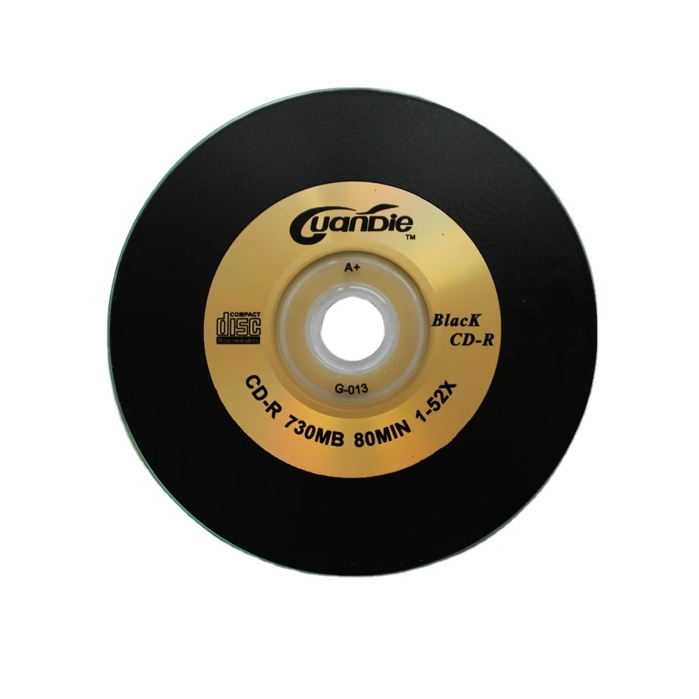 A Grade cd-r Chinese cd-r black cds manufactory