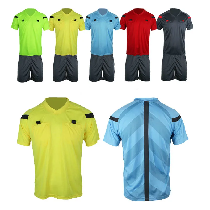 Oem/odm Team Name Custom New Design Soccer Jersey Training Kits Football Jerseys Sublimation Soccer referee uniform    -