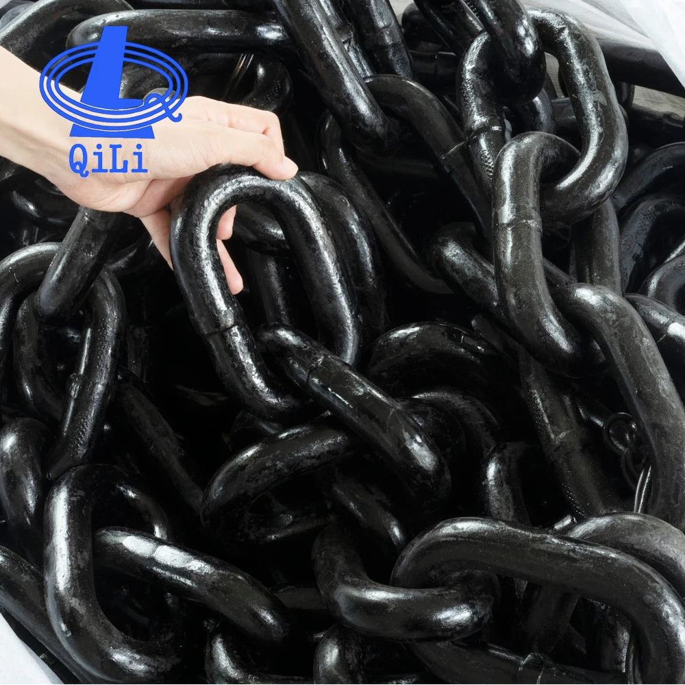 High quality grade 80 EN818-2 black color lifting chain